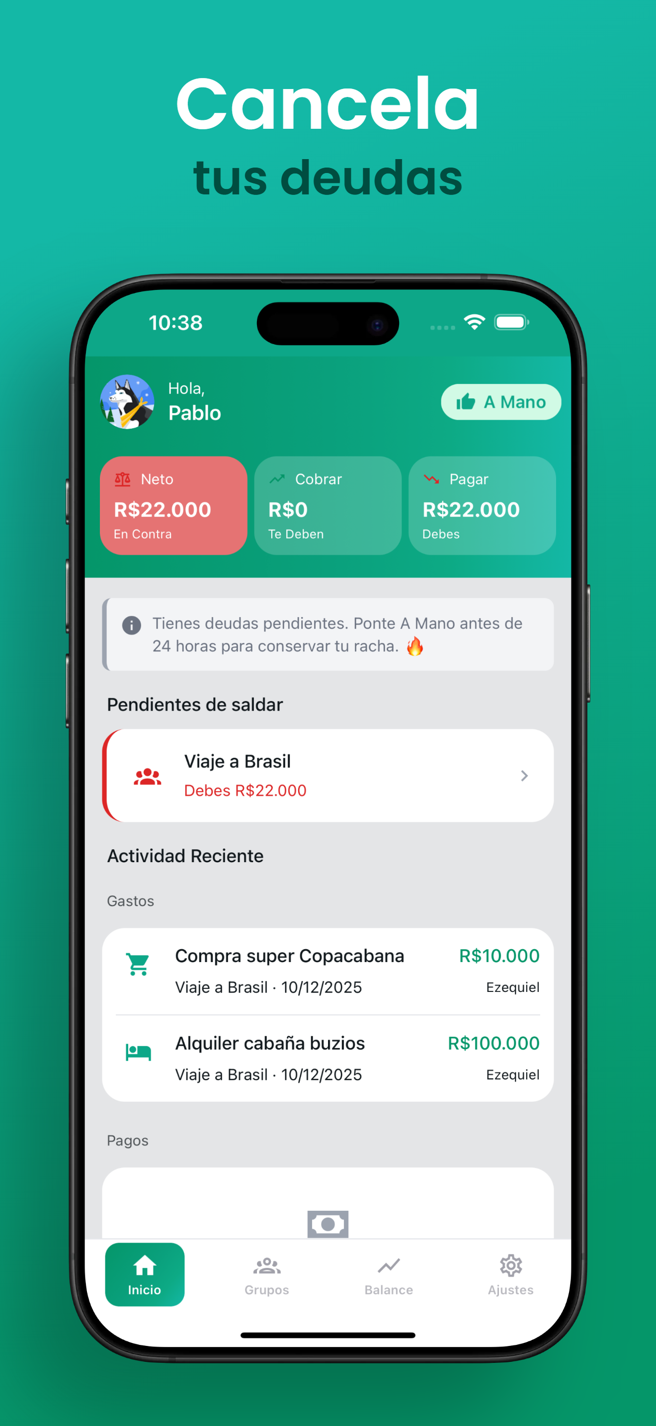 Perfil del usuario